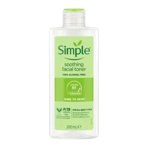 تونر تسکین دهنده سیمپل Simple soothing facial toner