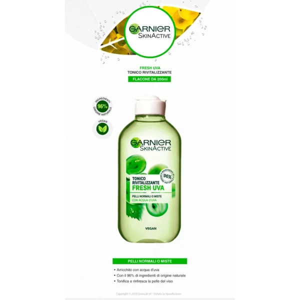 تونر انگور گارنیر پوست چرب و مختلط