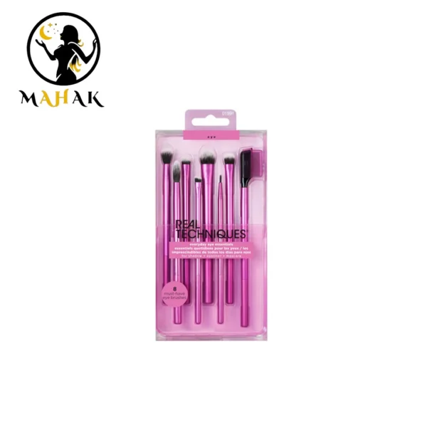 ست براش چشم ریل تکنیک 8 عددی Everyday eye essentials