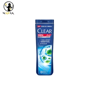 شامپو ضدشوره کلیر نعنا و یخ مردانه Clear Cool Sport Menthol Nourishing Shampoo For Men