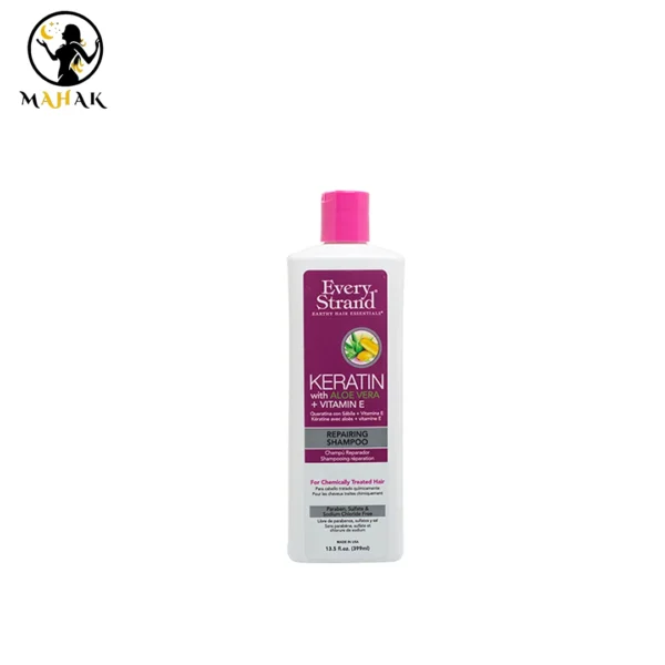 شامپو ترمیم کننده کراتین و آلوئه ورا اوری استرند Every Strand Keratin Aloe Vera Repairing Shampoo
