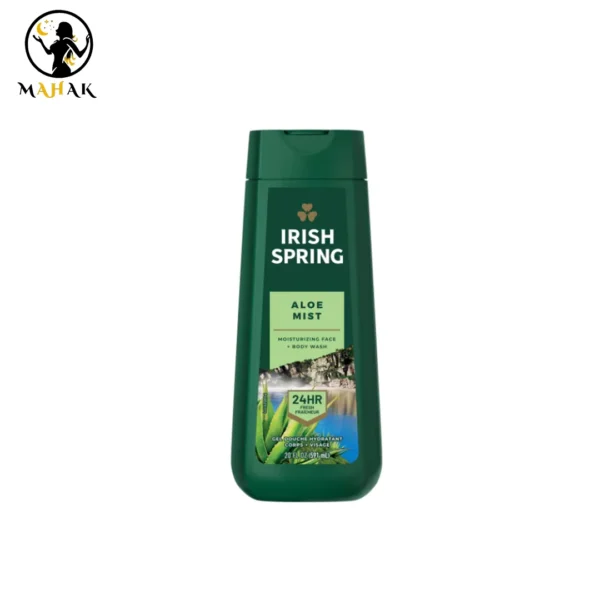 خرید و قیمت شامپو بدن آلوئه ورا میست آیریش اسپرینگ Irish Spring Aloe Mist Moisturizing Body Wash 591ml از ماهک کازمتیک بندرعباس
