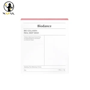 ماسک ورقه ای بیو کلاژن صورتی بایودنس مدل BIO COLLAGEN اصل