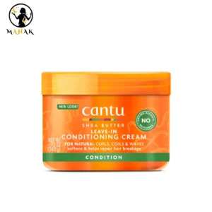 کرم نرم کننده ی شی باتر موی فر بعد از حمام کانتو CANTU SHE BUTTER LEAVE IN CONDITIONING CREAM
