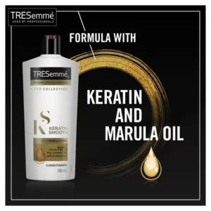 نرم کننده ( کاندیشنر ) مو کراتینه ترزمه مدل کراتین اسموت KERATIN SMOOTH Tresemme Keratin Smooth Conditioner 700Ml