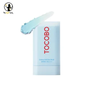 ضدآفتاب استیکی حاوی عصاره پنبه توکوبو آبی اصل کتان سافت