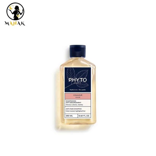 شامپو محافظ و تثبیت کننده رنگ موی فیتو مدل Couleur برای موهای رنگ