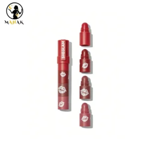 رژلب پتال استک 4 تایی پیچی طبقه ای مگا لیپ استکس شیگلم مدل Mega Lip Stacks