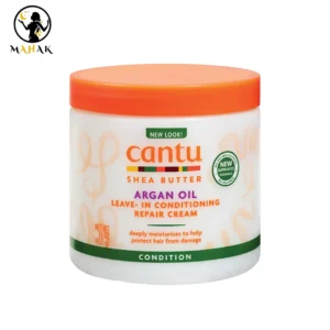 کرم مو ترمیم کننده 3کاره روغن آرگان موی فر کانتو Cantu Argan oil Leave-In Conditioning Repair Cream