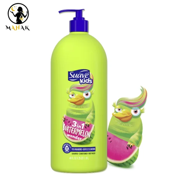 شامپو بچه 3در1 سواو کیدز هندوانه SUAVE KIDS