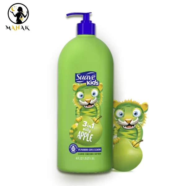 شامپو بچه 3در1 سواو کیدز SUAVE KIDS سیب