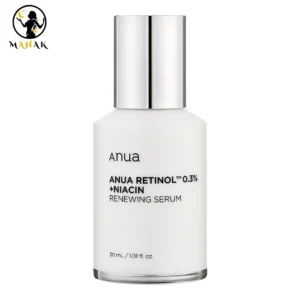 سرم رتینول ضد چروک و روشن کننده آنوا anua رتینول و نیاسین Nano Retinol 0.3% + Niacin Renewing Serum