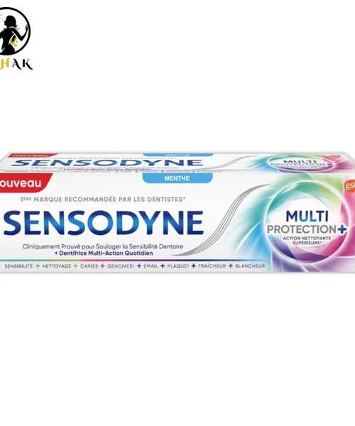 خمیر دندان محافظ چندگانه سنسوداین sensodyne مدل مولتی پروتکشن multi-protection