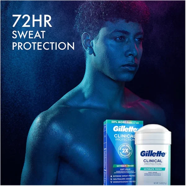 مام کلینیکال مردانه التیمیت فرش ژیلت Gillette Ultimate Fresh Soft Solid 48g