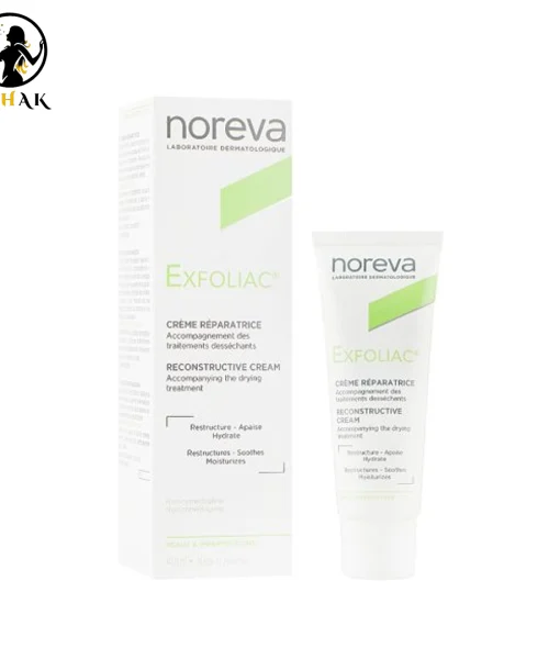 کرم ترمیم کننده لایه بردار اکسفولیاک نوروا Noreva Exfoliac Reconstructive Cream